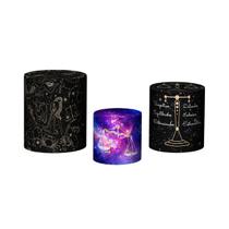 Trio De Capa Cilindro - Signo do Zodíaco Libra 014