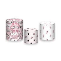Trio De Capa Cilindro - Super Heroina Rosa 001