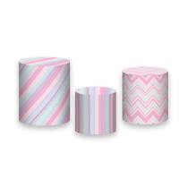 Trio De Capa Cilindro - Tons Candy Rosado 003