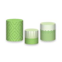 Trio De Capa Cilindro - Ursinho Realeza Verde Claro 033 Trio De Capa Cilindro - Ursinho Realeza Verde Claro 033