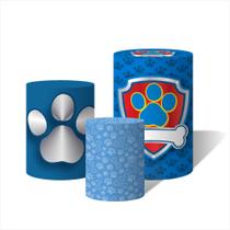 Trio de Capas Cilindricas Versátil Canina Menino Azul C/ Elástico Trio de Capas Cilindricas Versátil Canina Menino Azul C/ Elástico