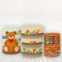 Trio De Capas Cilindros 3D Sublimado Brinquedos Fcc-164