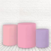 Trio De Capas Cilindros 3D Sublimado Colorido Candy Fcc-201 - Felicitá