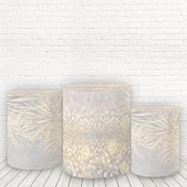 Trio De Capas Cilindros 3D Sublimado Efeito Glitter Fcc-150