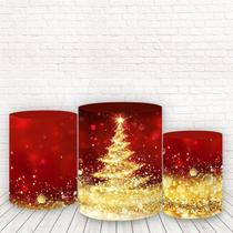 Trio De Capas Cilindros 3D Sublimado Natal Fcc-105