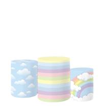 Trio De Capas Cilindros Tecido Sublimado Nuvens Fcc-521 Trio De Capas Cilindros Tecido Sublimado Nuvens Fcc-521