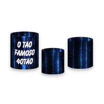 Trio de Capas de Cilindro - 40 Anos 40TÃO Azul 014
