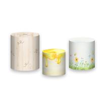 Trio de Capas de Cilindro - Abelhinha Cute Aquarela 003 Trio de Capas de Cilindro - Abelhinha Cute Aquarela 003