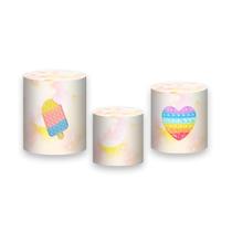 Trio de Capas de Cilindro - Brinquedo Picolé Pop It 021 Trio de Capas de Cilindro - Brinquedo Picolé Pop It 021