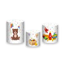 Trio de Capas de Cilindro - Brinquedos de Infância 022 Trio de Capas de Cilindro - Brinquedos de Infância 022