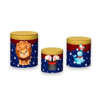 Trio de Capas de Cilindro - Circo de Noite 017 Trio de Capas de Cilindro - Circo de Noite 017