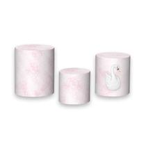 Trio de Capas de Cilindro - Cisne Floral Delicado 030