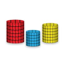 Trio de Capas de Cilindro - Cubo Mágico Matemático 011 Trio de Capas de Cilindro - Cubo Mágico Matemático 011