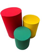 Trio de Capas de Cilindro Decoração de Festas PATATI PATATÁ MAGALI