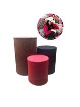 Trio de Capas de Cilindro Decoração de Festas Tema Boiadeira Trio de Capas de Cilindro Decoração de Festas Tema Boiadeira