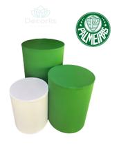 Trio de Capas de Cilindro Decoração de Festas TEMA PALMEIRAS
