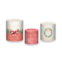 Trio de Capas de Cilindro - Feliz Natal Aquarela 038
