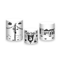 Trio de Capas de Cilindro - Festa Junina Sertão Cordel 027 Trio de Capas de Cilindro - Festa Junina Sertão Cordel 027