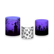 Trio de Capas de Cilindro - Halloween Luar no Cemitério 031 Trio de Capas de Cilindro - Halloween Luar no Cemitério 031