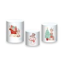 Trio de Capas de Cilindro - Natal Carrinho de Presentes 040