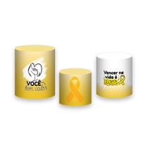 Trio de Capas de Cilindro - Setembro Amarelo Mãos 013 Trio de Capas de Cilindro - Setembro Amarelo Mãos 013