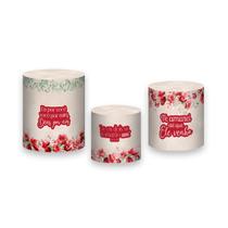 Trio de Capas de Cilindro - Te Amarei Até Que Ele Venha Bodas 013 Trio de Capas de Cilindro - Te Amarei Até Que Ele Venha Bodas 013