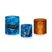 Trio de Capas de Cilindro - Video-Game Controle 010