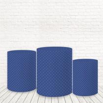 Trio de Capas Tecido Sublimado 3D Capas Azul WCC-530