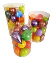 Trio De Cilindros Transparentes Desmontável Festa 80 60 48 Trio De Cilindros Transparentes Desmontável Festa 80 60 48