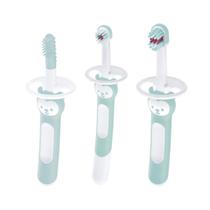 Trio de Escovas Dental bebê e Infantil Mam