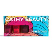 Trio de Esmaltes Beach Bum Cathy Beauty