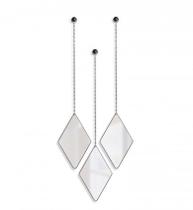 Trio de Espelhos Losango Preto Umbra Dima