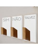 Trio De Ganchos Penduradores Provador Lojas Sim Não Talvez