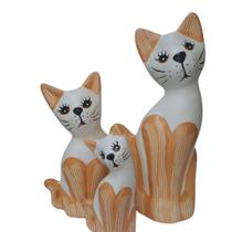 Trio de Gatos: Um Toque de Alegria e Aconchego para sua Casa - Lumes Decoraçoes