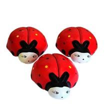 Trio de joaninhas Decorativas em Cerâmica de Casa e Jardim Trio de joaninhas Decorativas em Cerâmica de Casa e Jardim