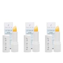 Trio de Lip Balm Incolor com Ácido Hialurônico - Herbia (3 unidades de 3,4g)