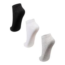 Trio De Meia Puket Cano Baixo 3 Cores CB 8264 Trio De Meia Puket Cano Baixo 3 Cores CB 8264