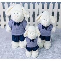 Trio de ovelha shorts e camisa 20/25/30 em pé - 3 pçs.