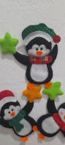 Trio De Pinguins Em Feltro Para Pendurar Trio De Pinguins Em Feltro Para Pendurar