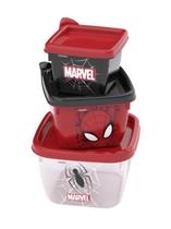 Trio de Potes Conect Homem Aranha Plasútil