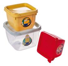 Trio de Potes Conect Minions Plasútil Trio de Potes Conect Minions Plasútil