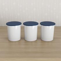 Trio de Potes Kit Higiene Quarto Infantil Lavável Marinho Trio de Potes Kit Higiene Quarto Infantil Lavável Marinho