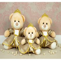 Trio de princesas pelucia para nichos