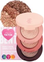 Trio de sombras KAJA Beauty Bento Collection Peach Orange