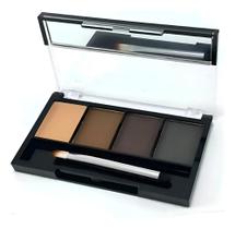 Trio De Sombras Para Sobrancelhas Com Primer Ruby Rose Marro