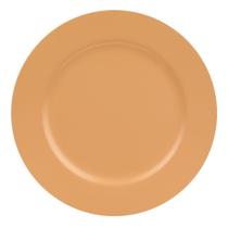 Trio de Sousplats Caramelo para uma Mesa Posta Charmosa