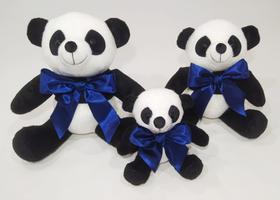 Trio De Ursos Infantil Panda Pelúcia Fofinho Nichos