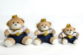 Trio de Ursos Para Nicho Urso De Pelúcia Quarto Bebe Varias Cores