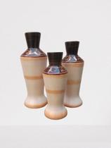 Trio De Vasos Em Cerâmica - Decorare