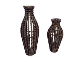 Trio de Vasos Jarro Alto MDF Design Meia Pérola Trio de Vasos Jarro Alto MDF Design Meia Pérola